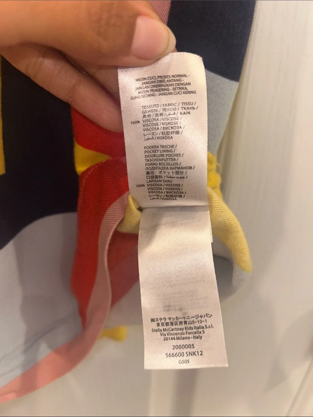 Stella McCartney Kids Colorblock Dress, Size 10